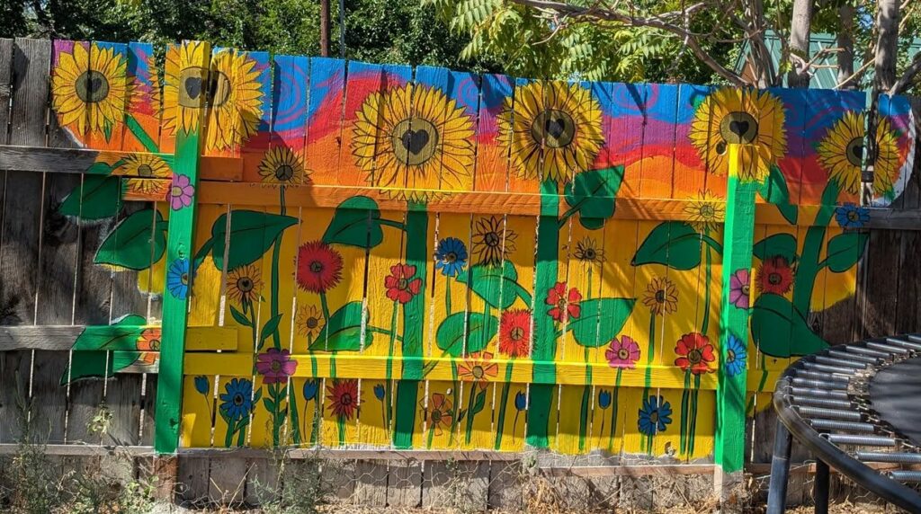 Mural by Jeanette Oslund mural artist in Colorado